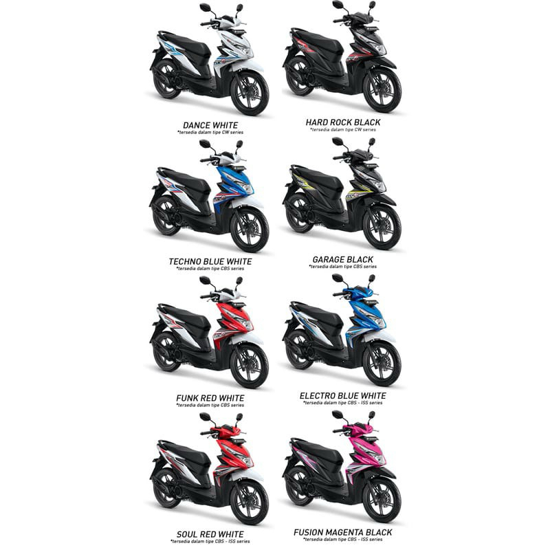 COVER BODY BELAKANG HONDA BEAT ECO 2016 BODY BODI BEAT ESP 2016 PLUS STRIPING BEAT ECO ESP 2016 ALL 