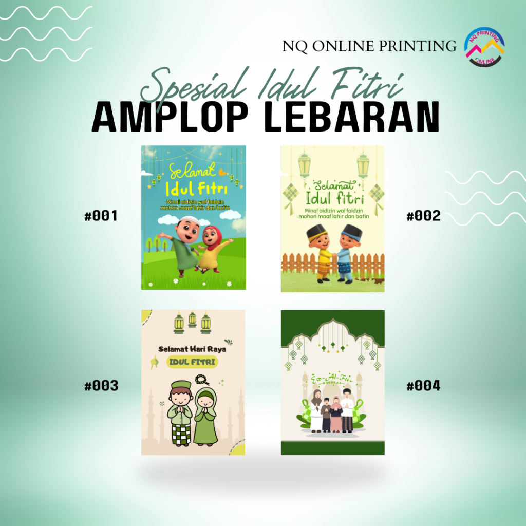 

Amplop Lebaran/ Amplop Idul Fitri / Amplop Lebaran Lucu - 1 Pack Isi 10 Pcs