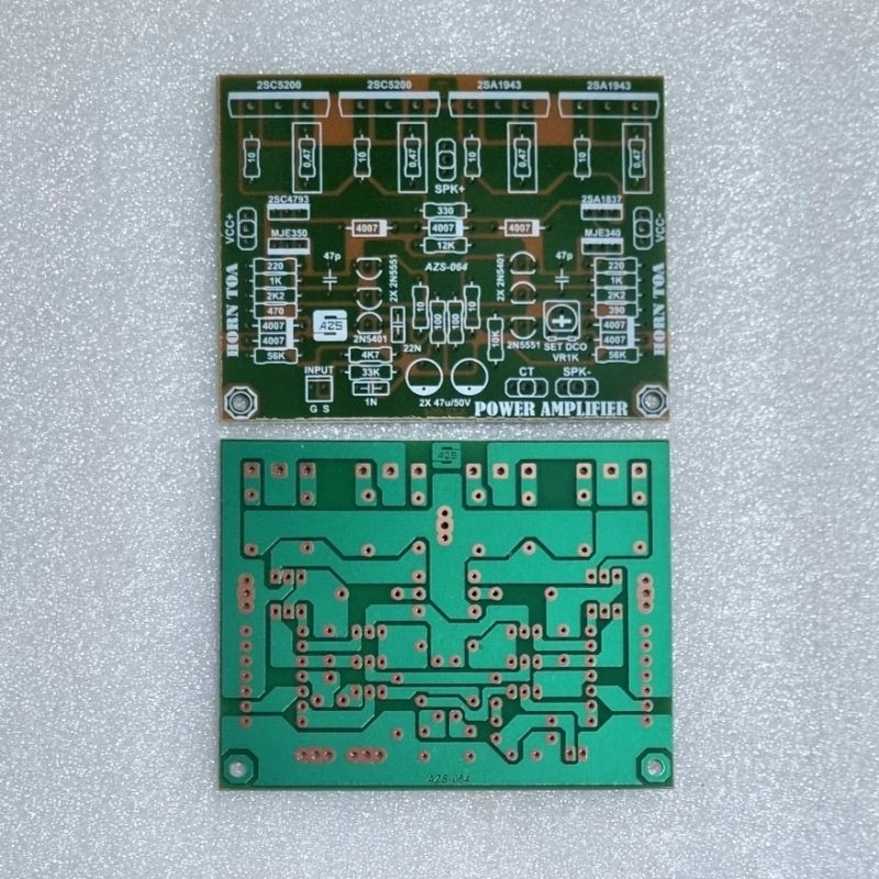 PCB Power Amplifier Horn TOA Pertinak AZS