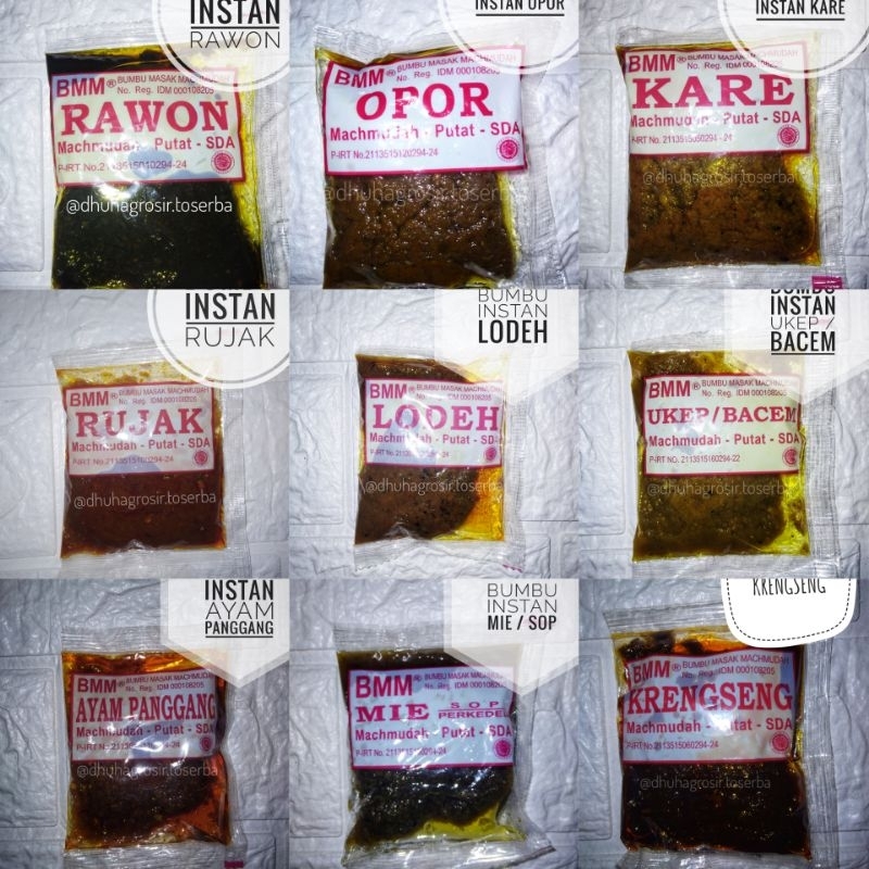 

[BELI 10 GET 11 CO DAPAT BONUS] Ecer Premium Bumbu Masak Machmudah 55 gram BMM bumbu machmuda