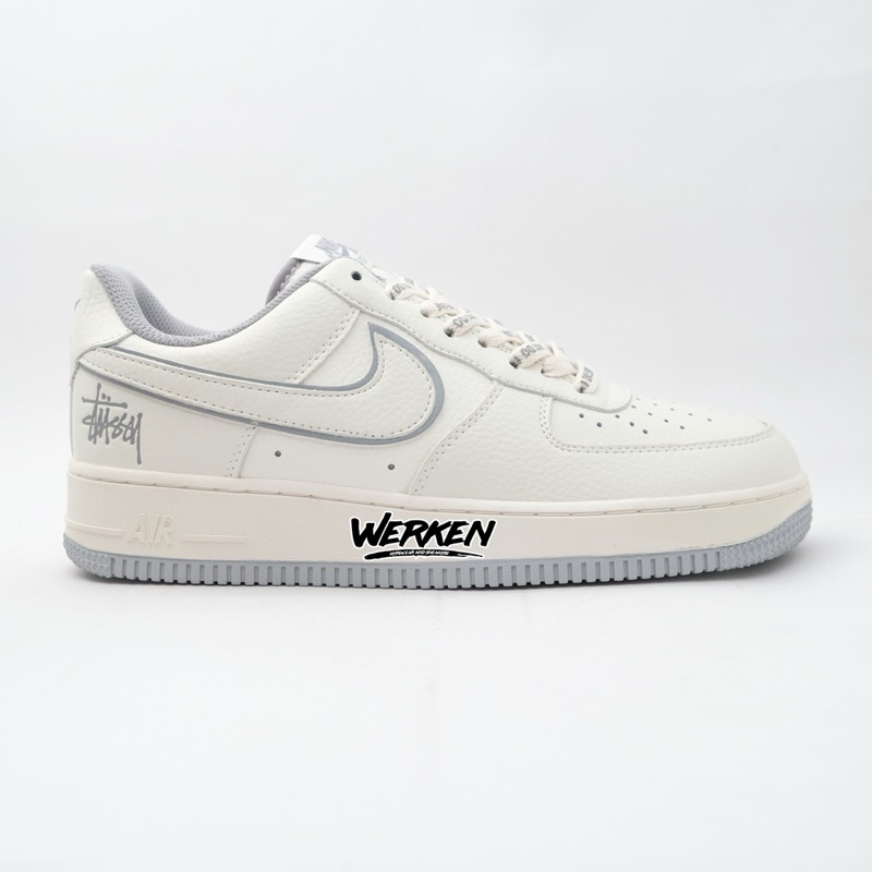 Nike Air Force 1 Low Just Do It X Stussy Cream