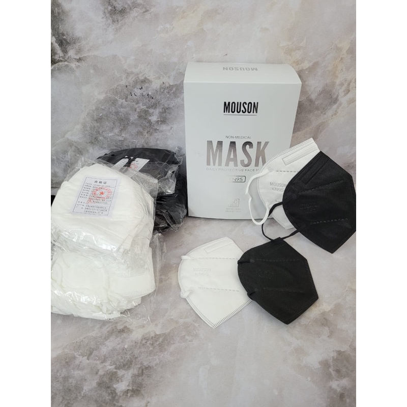 Masker KN95 MOUSON Isi 50pcs 5Ply Earloop Disposable Premium Original