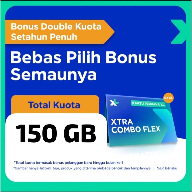 PERDANA XL 150GB FULL 24 JAM