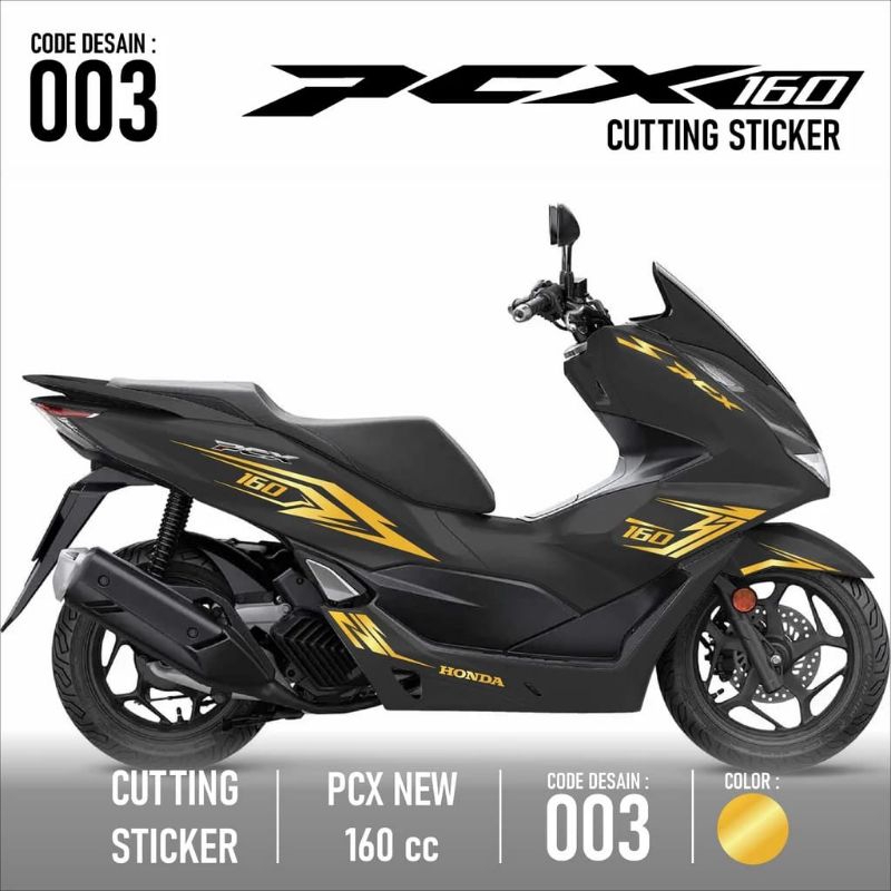 Cutting Sticker PCX 160-Aksesoris Motor Stiker Honda PCX 160