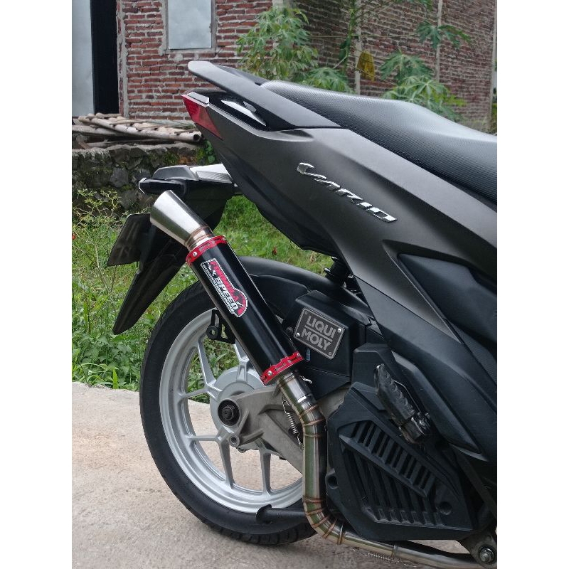 Knalpot Samlong Corong Formula Speed Black Coating Inlet 38&50mm Bebas Request Saringan