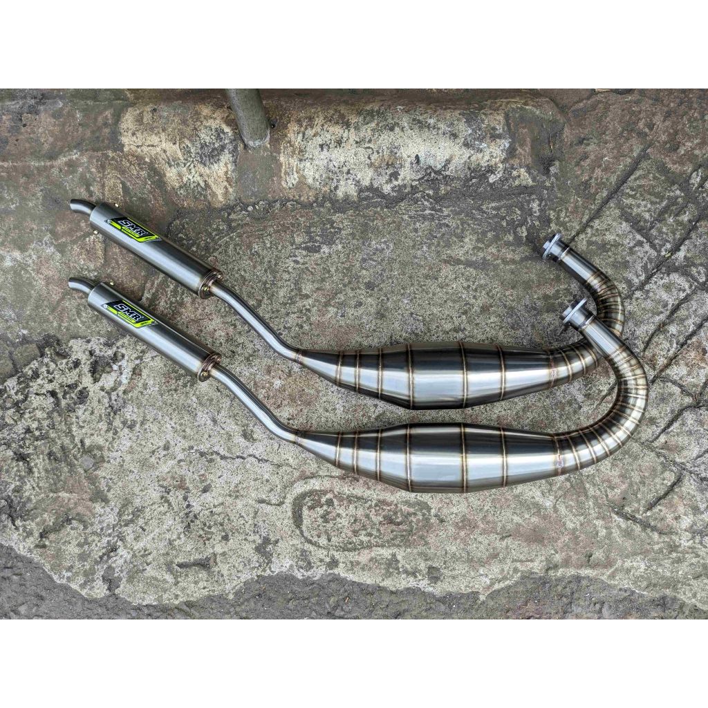 Knalpot SMR Ninja R SS Cobra Stainless - Leher Cacing