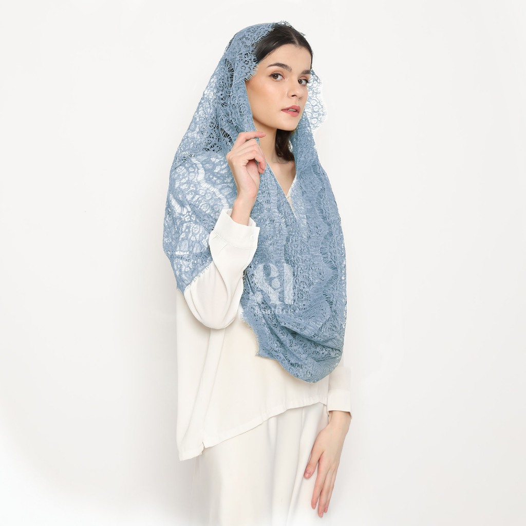 Pashmina Lace Instant Esattire - Hijab Kerudung Lebaran