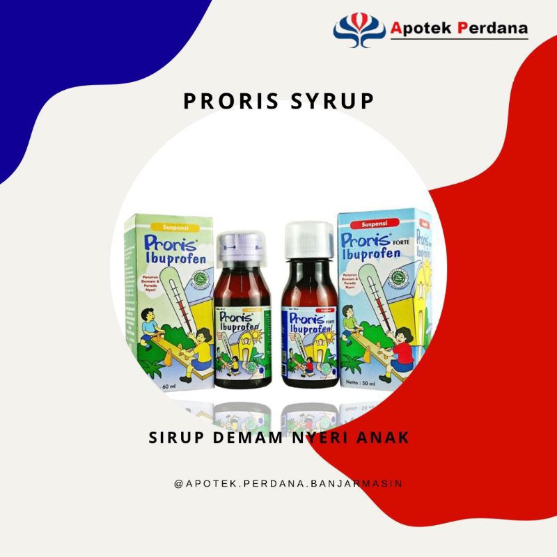 Proris Sirup 60Ml - Sirup Demam & Pereda Nyeri Anak