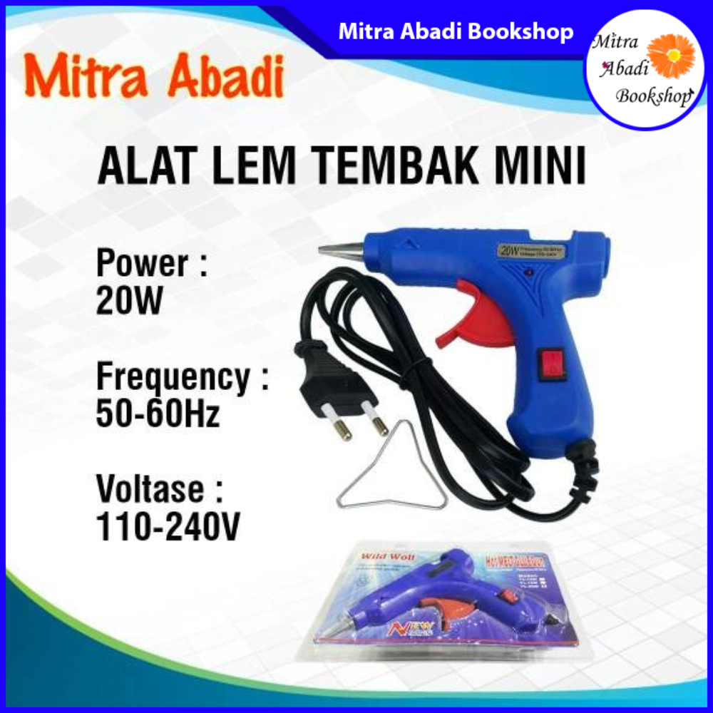 

Alat Lem Tembak Mini/Glue Gun Mini 20W