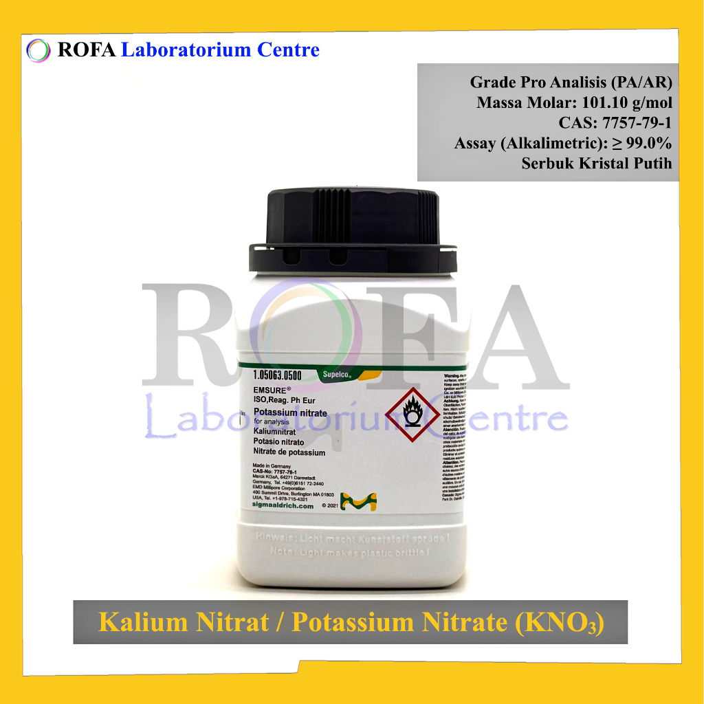 Kalium Nitrat / Potassium Nitrate / KNO3 Pro Analisis