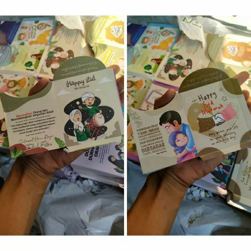 

Amplop lebaran sudah dilem tinggal pakai