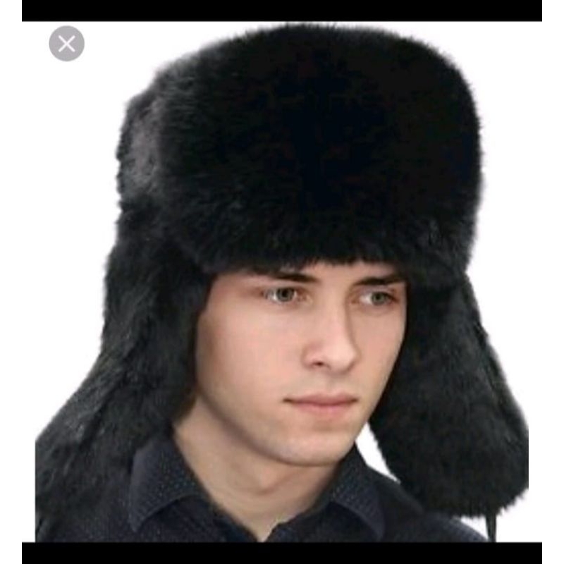 Topi rusia, topi bulu, topi hangat musim dingin