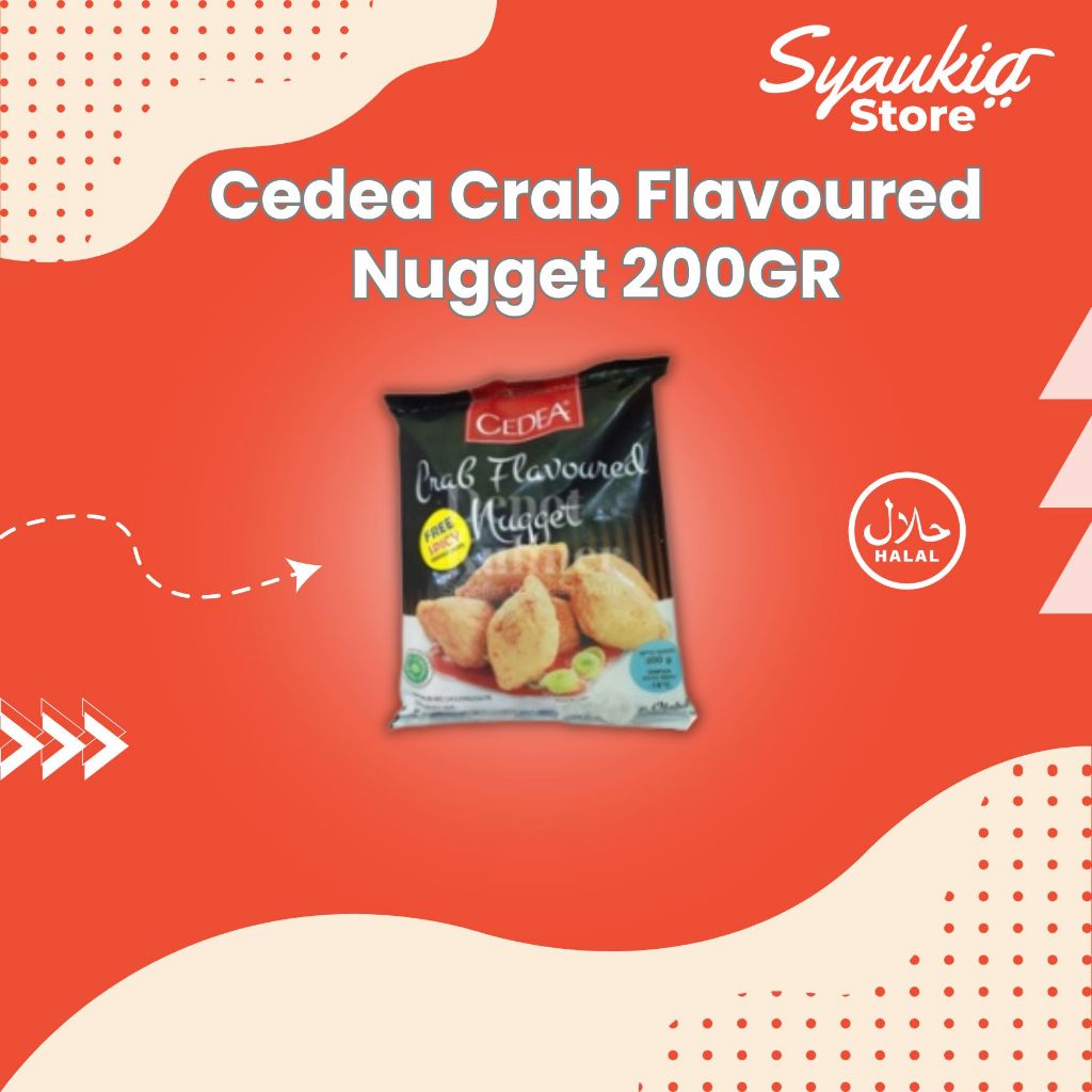 

Cedea Crab Flavoured Nugget 200GR Naget Kepiting Free spicy