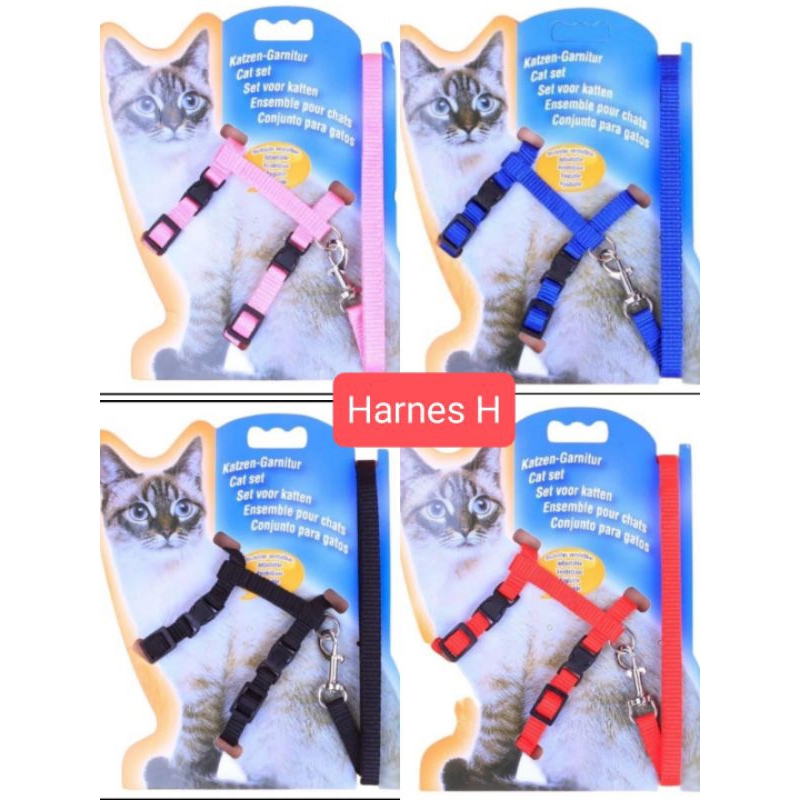 Harnes H Murah/Harness kucing/harnes anjing/harnes biawak/harnes iguana/harnes reptil/harnes sugar g