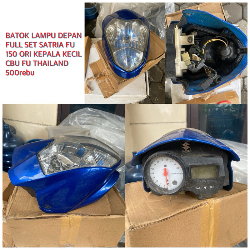 BATOK LAMPU DEPAN FULL SET SATRIA FU 150 ORI KEPALA KECIL CBU FU THAILAND