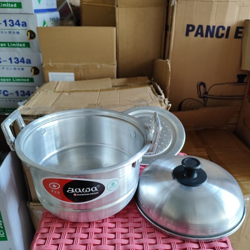 [READYYY] Dandang / panci kukus (KECIL / MINI) Jawa no 18 Maspion panci logam jawa panci susu mie