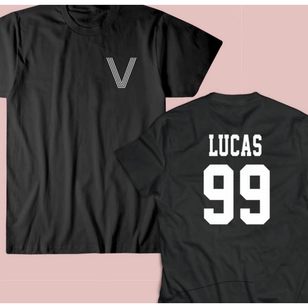 KAOS  BAJU TSHIRT NCT WayV LUCAS TEN WINWIN QIANKUN YANGYANG HENDERY XIAOJUN ATASAN WANITA & PRIA KA
