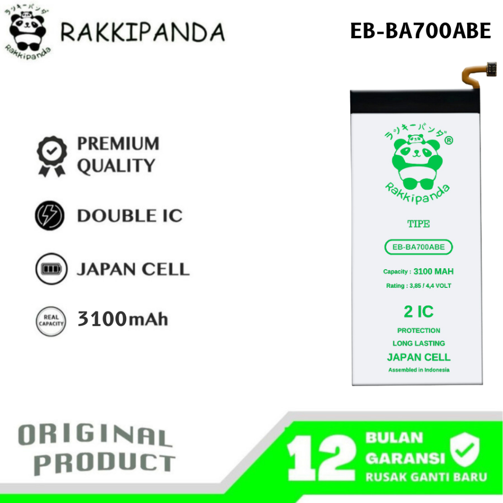 RakkiPanda - EB-BA700ABE Galaxy A7 2015 A700 Batre Batrai Baterai
