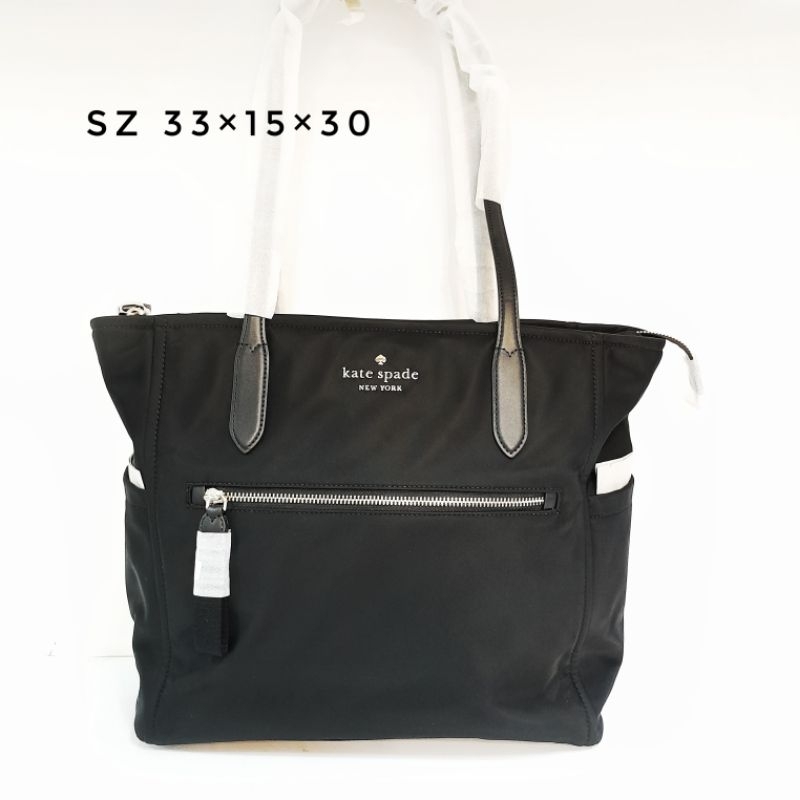 Ks chelsea satchel tote nylon black original tote bag