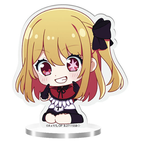 Oshi no Ko Suwarasetai Acrylic Stand Gashapon Ruby (B)