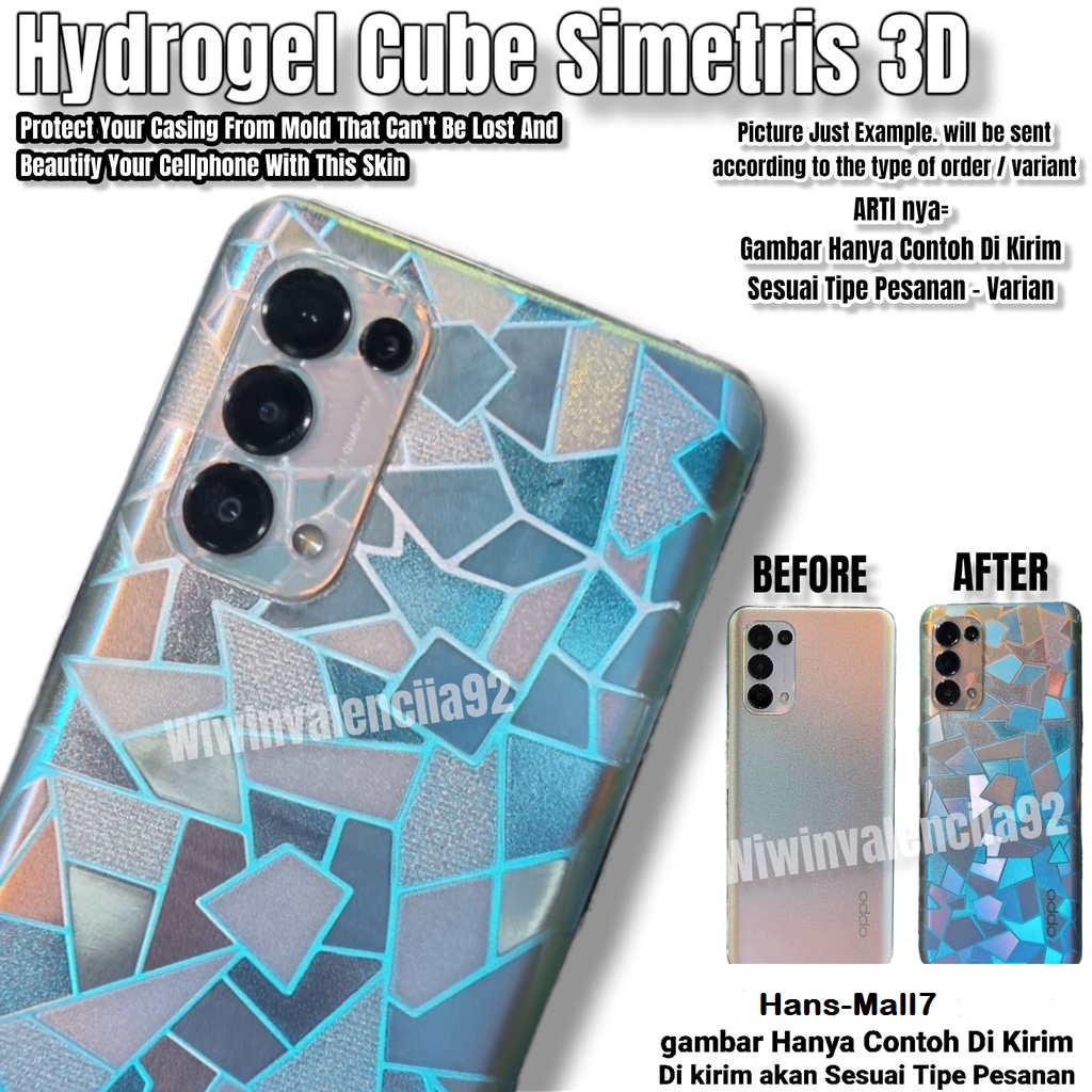 Hans- Hydro Skin 3D Back Anti Glare Simetris SAMSUNG J8 J8 J6+ J4 J4+ J7 PRO PRIME Plus Core Duo J71