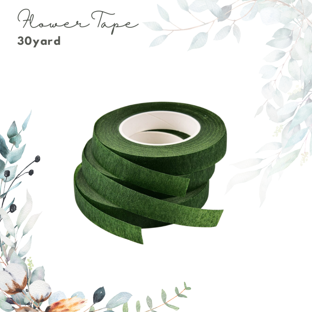 

Floral Flower tape / selotip bunga / selotip daun 30 yard