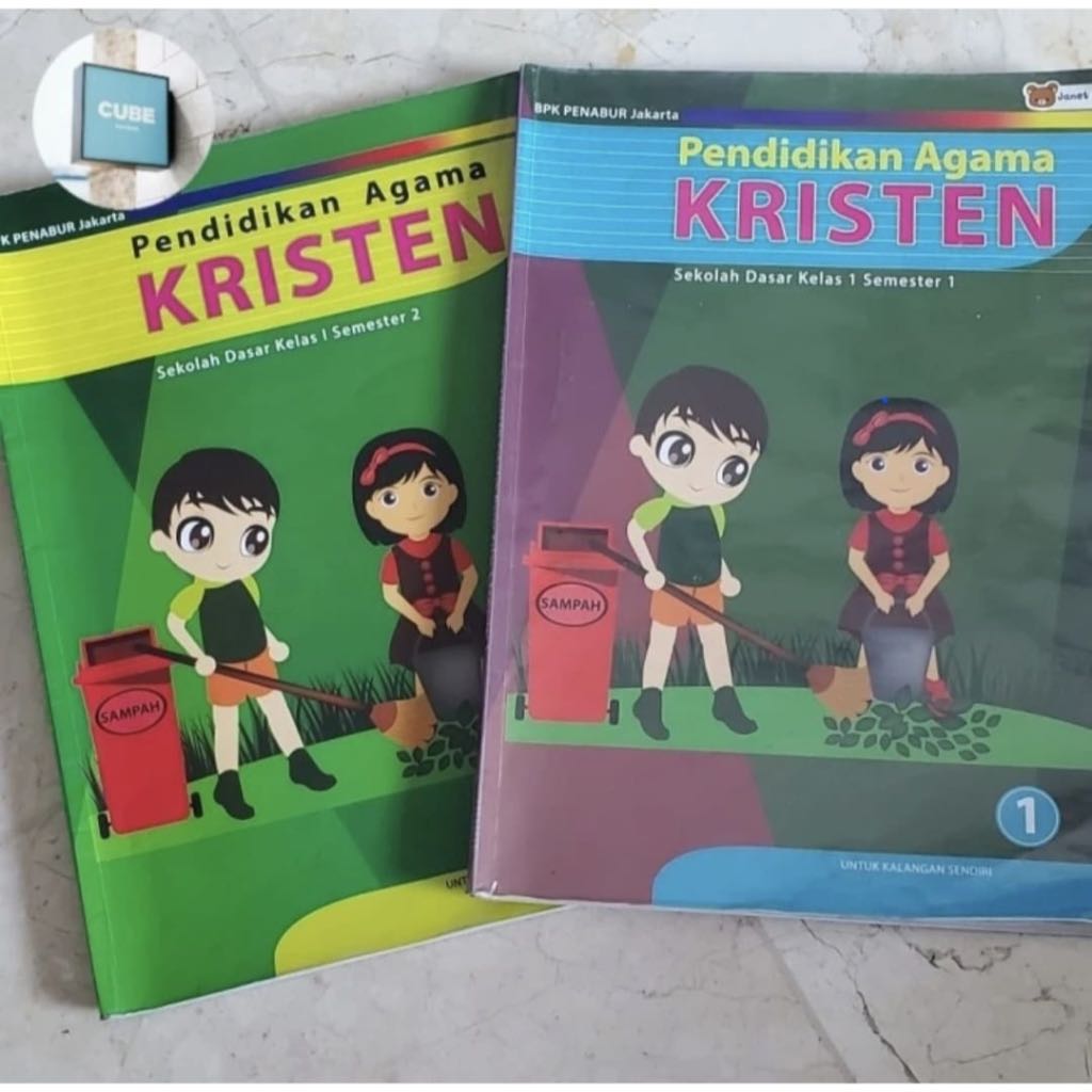 Buku Pendidikan Agama Kristen SD Kelas 1 Penabur Semester 1&2 (2buku) 2025