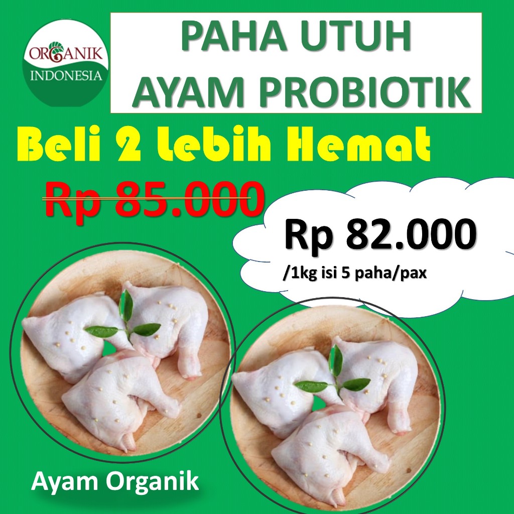 

Paha Utuh Ayam Probiotik | Ayam Organik | Ayam Herbal