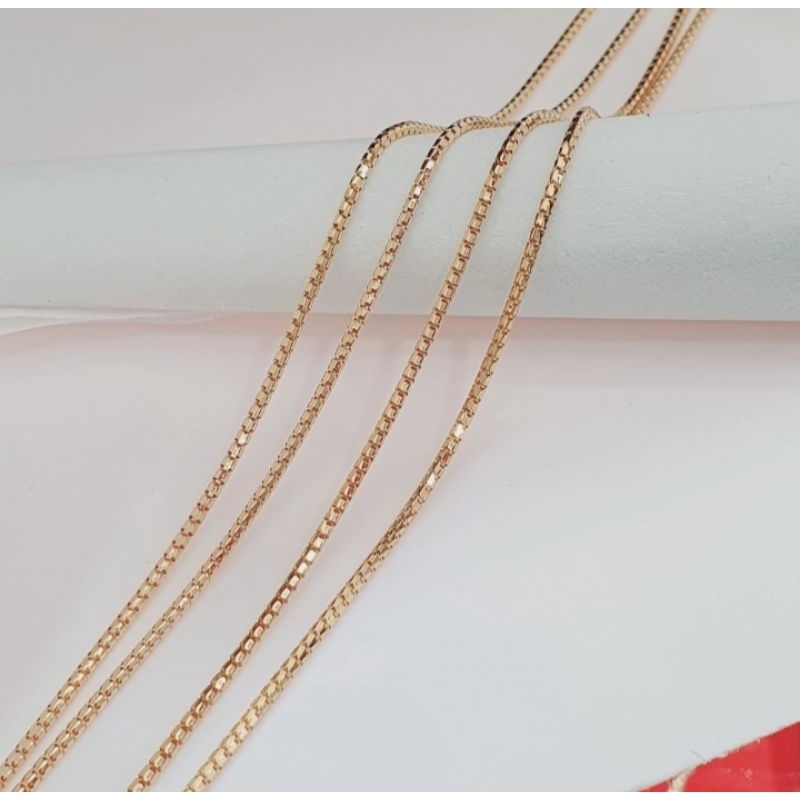 Kalung Milano Emas Asli kuat kadar  375