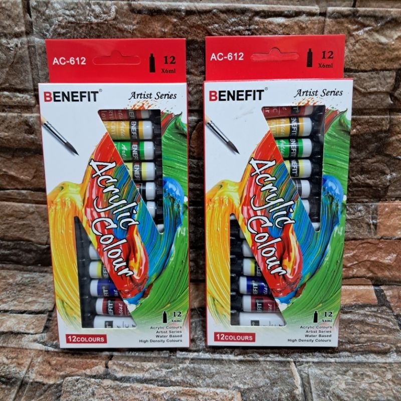 

[ 12 WARNA ] CAT WARNA ACRYLIC