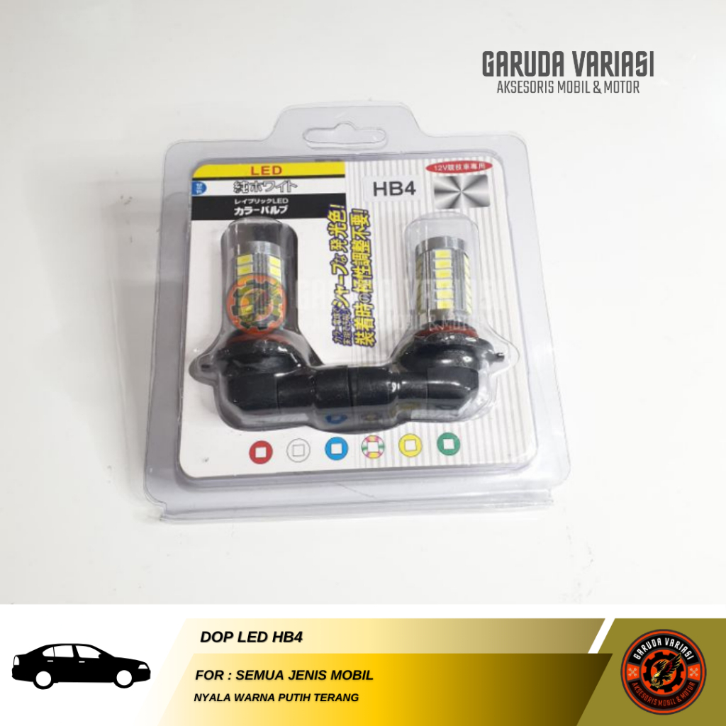 Dop Led HB3 12v Lampu Mobil