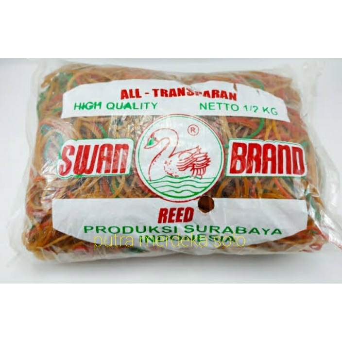 Karet Gelang Pentil Swan 1/2 KG / Karet Swan Brand