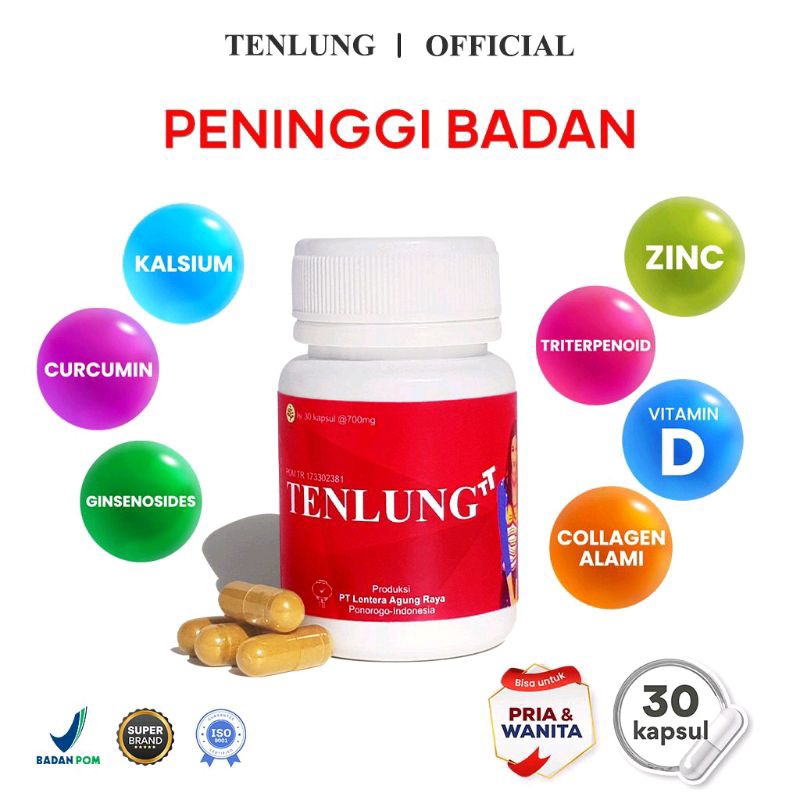Tenlung TT (Peninggi Badan) Isi 30 Kapsul
