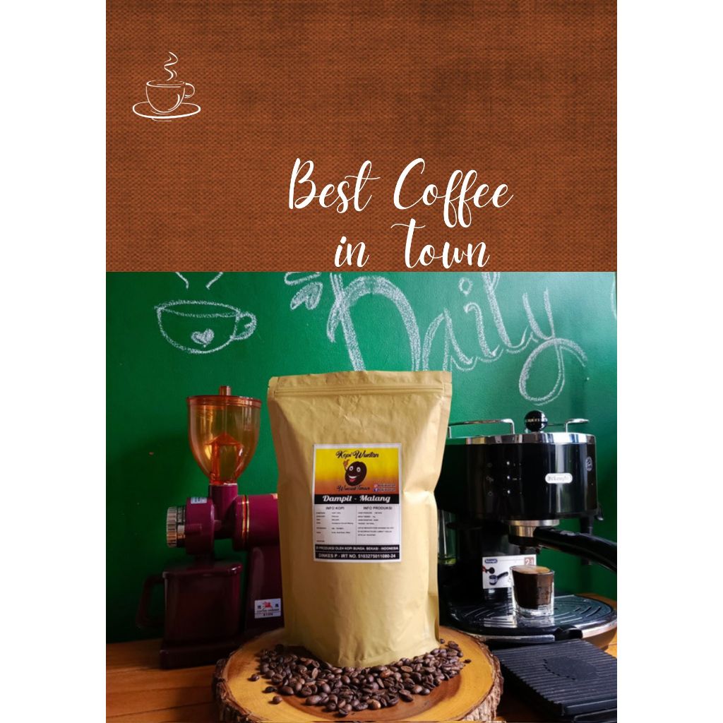 

Kopi Robusta Dampit-Malang, Natural Process kemasan 1Kg