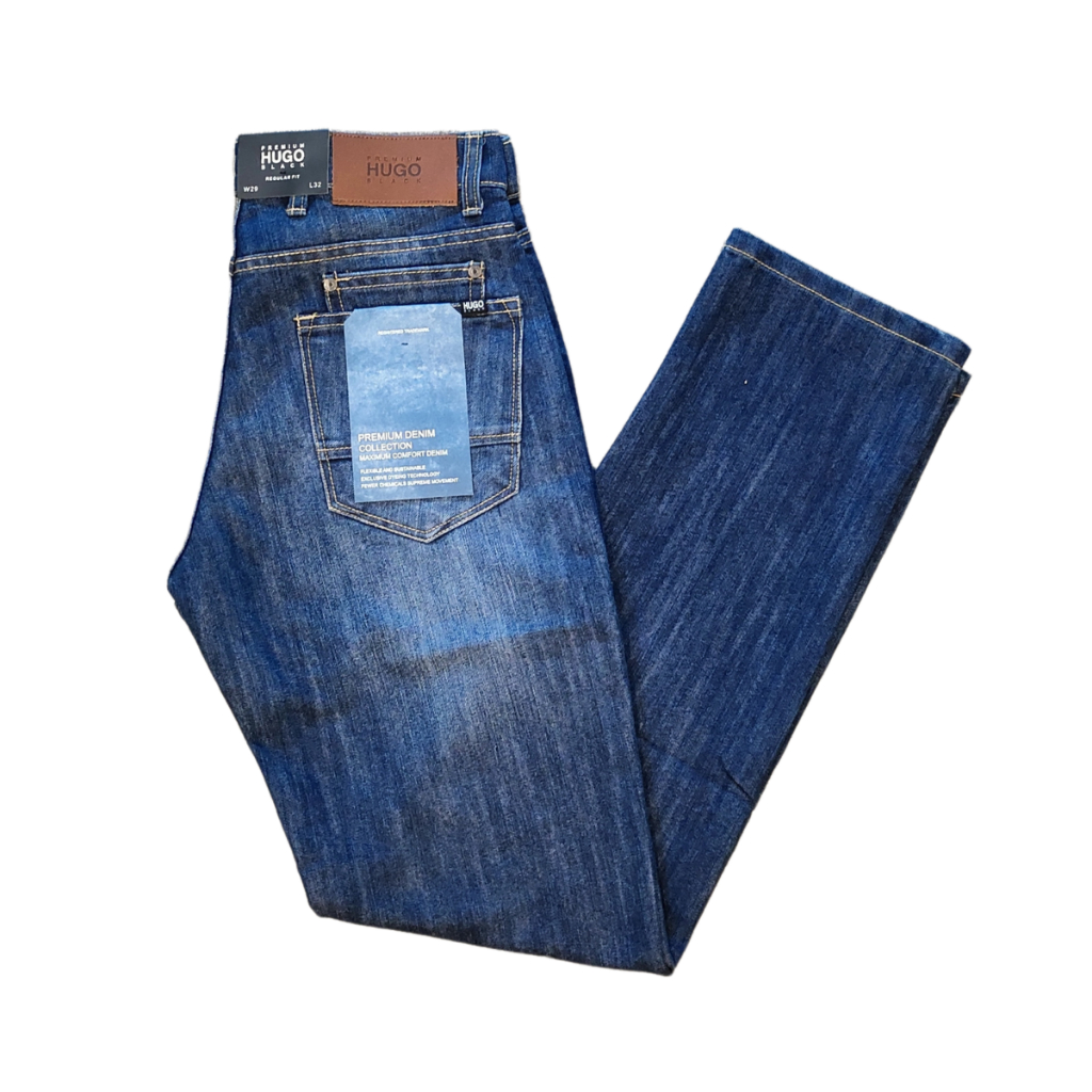 Jeans Pria Hugo Selection Denim Non-Stretch