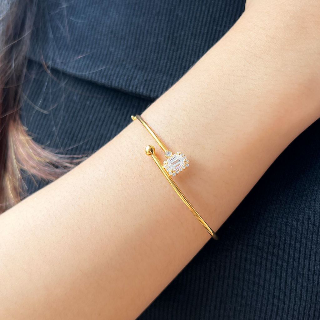 Gelang Emas Kadar 700 (16K) Model Bangle Variasi Berat 1 - 12 gram an
