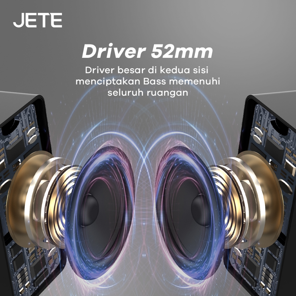 Speaker PC Komputer Laptop JETE SC101 5 Watt with LED Light - Garansi 2 Tahun-4