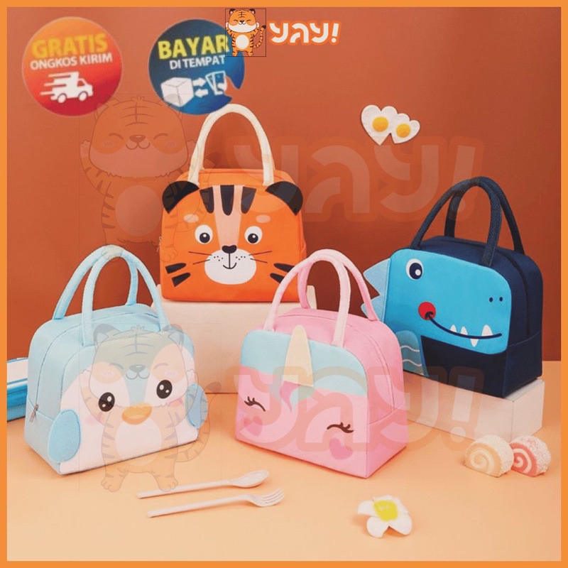 YAY Tas Bekal Anak Karakter Besar