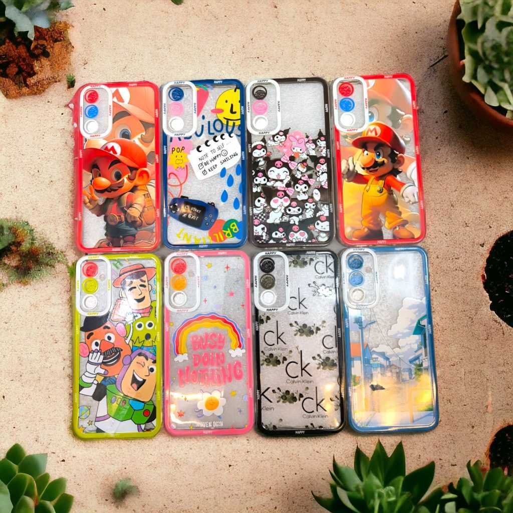[ Oppo A12 / A15 / A15S / A16 / A17 / A17K / A18 ] SOFT CASE CORAK CLEAR TRANSPARAN / CASE CORAK KAR