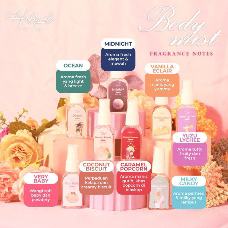 •Beauty• Holigrels Mini Series Bodymist Body mist Parfume by Holigrels Travelsize Bodymist Holigrels