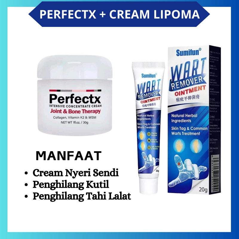 PAKET Perfectx Krim Pijat Sendi Kaki Tangan & Wart Removal Penghilang Tahi Lalat Flek Hitam dan Kuti