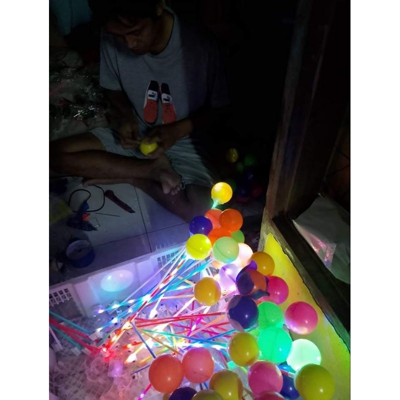 Lampu obor lampion/ obor plastik / lampu elektrik