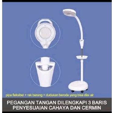 lampu facial kaca pembesar dimmer