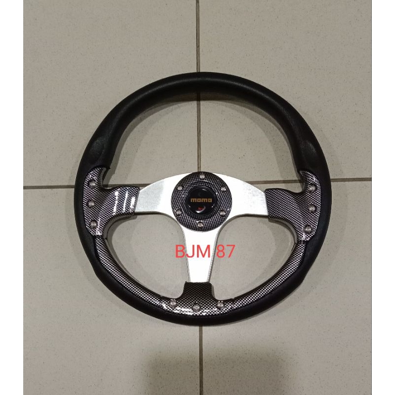 Stir Racing Momo Mobil 14 inch Warna Carbon