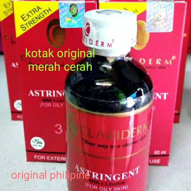 Hemat Keras ORIGINAL Clariderm Astringent Ori