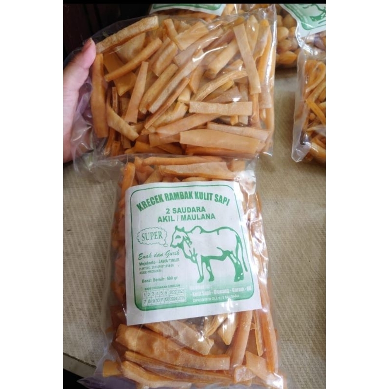 

kerupuk rambak mentah 500gr krecek rambak kulit sapi