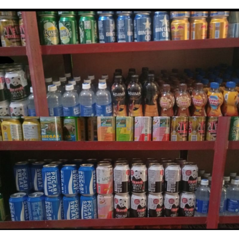 

Minuman Pocari/Cincau Panda/Tebs/Lasegar/Good Day/Kratingdeng