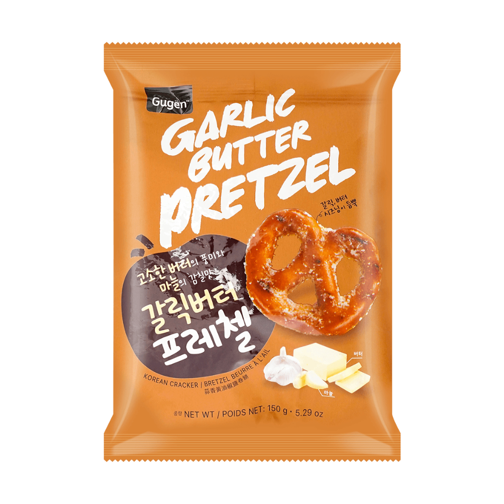 

Gugen Garlic Butter Pretzel Snack Korea DenganRasa Garlic Butter 150g