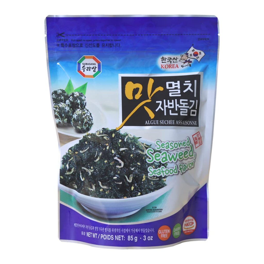 

Surasang Seasoned Seaweed Seafood Flavor With Anchovy 60gr