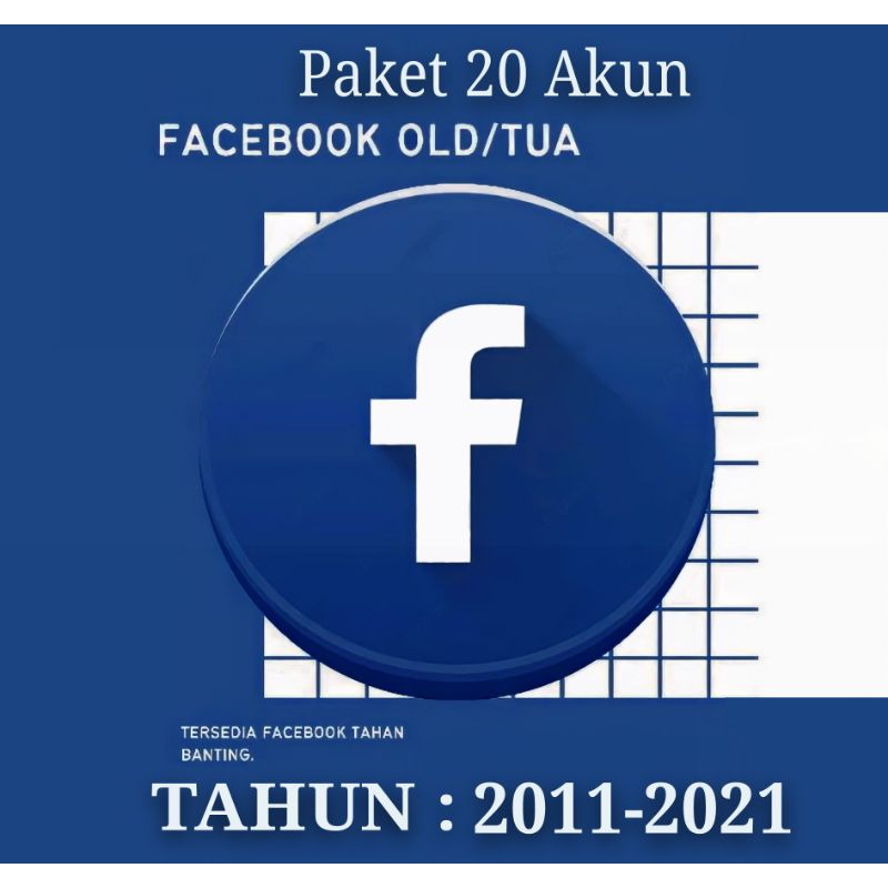 Paket Faceb0ok/Fb Sp4m Old 20 Akun 2011-2021